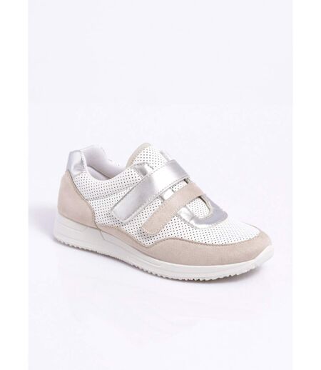 Baskets scratchées souples largeur confort