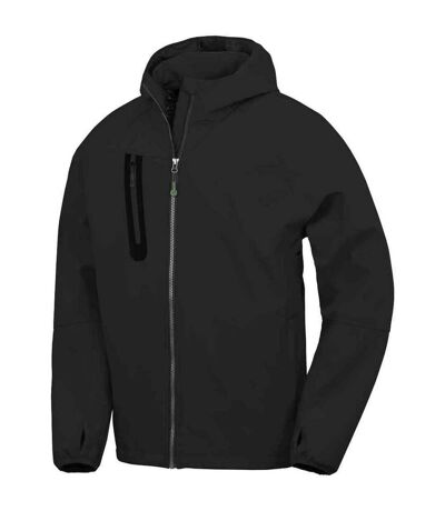 Veste softshell homme noir Result Genuine Recycled