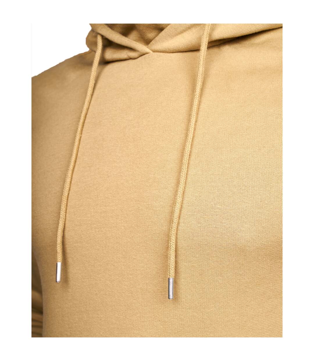 Mens Venmark Snood Collar Hoodie Sand Juice-1