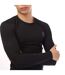 Mens Series-2 Long-sleeved Top Black Skins-3