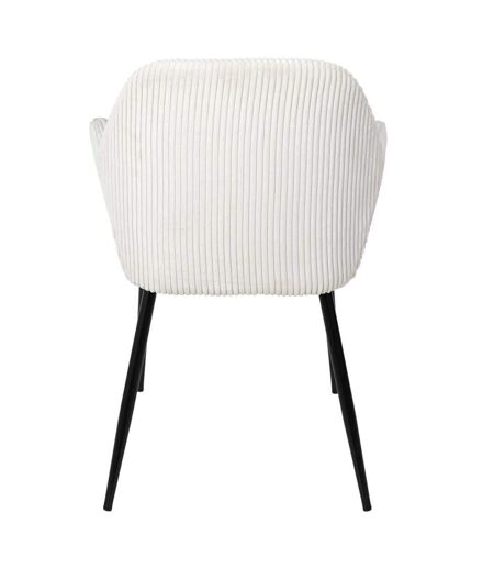Lot de 2 fauteuils en tissu côtelé DRAMMEN