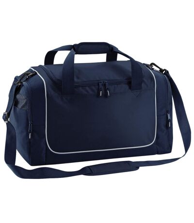 Quadra Teamwear Locker Duffel Bag (30 liters) (Franch Navy/Light Grey) (One Size)