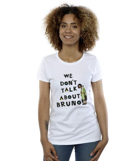 Disney - T-shirt ENCANTO WE DONT TALK ABOUT BRUNO BOY - Femme (Blanc) - UTBI19595