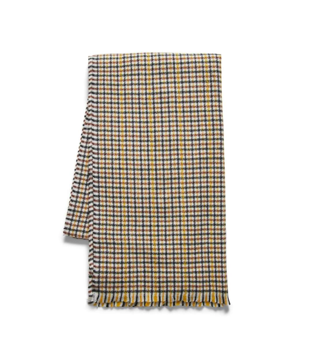 Echarpe Blanc/Noir/Jaune Femme Vila Debree Scarf - Taille unique-1