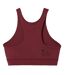Brassière de sport femme bordeaux Lacoste-2