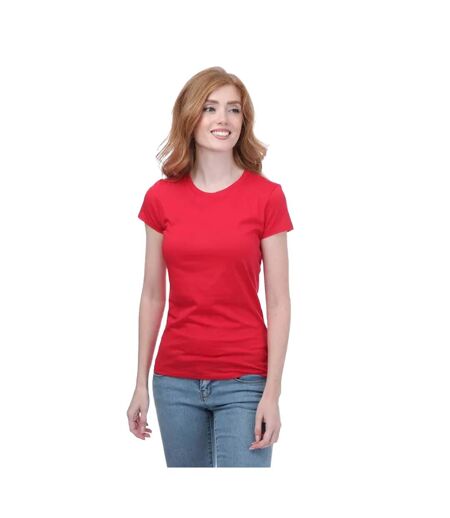 T-shirt femme rouge Armani