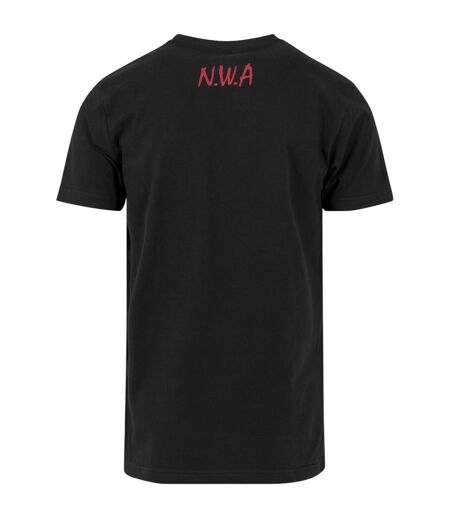 T-shirt Motif/style N.w.a Homme Noir Mister Tee