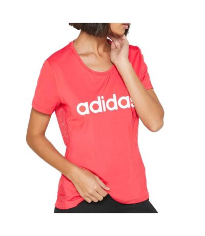 T-shirt Rose Femme Adidas LoTee - S