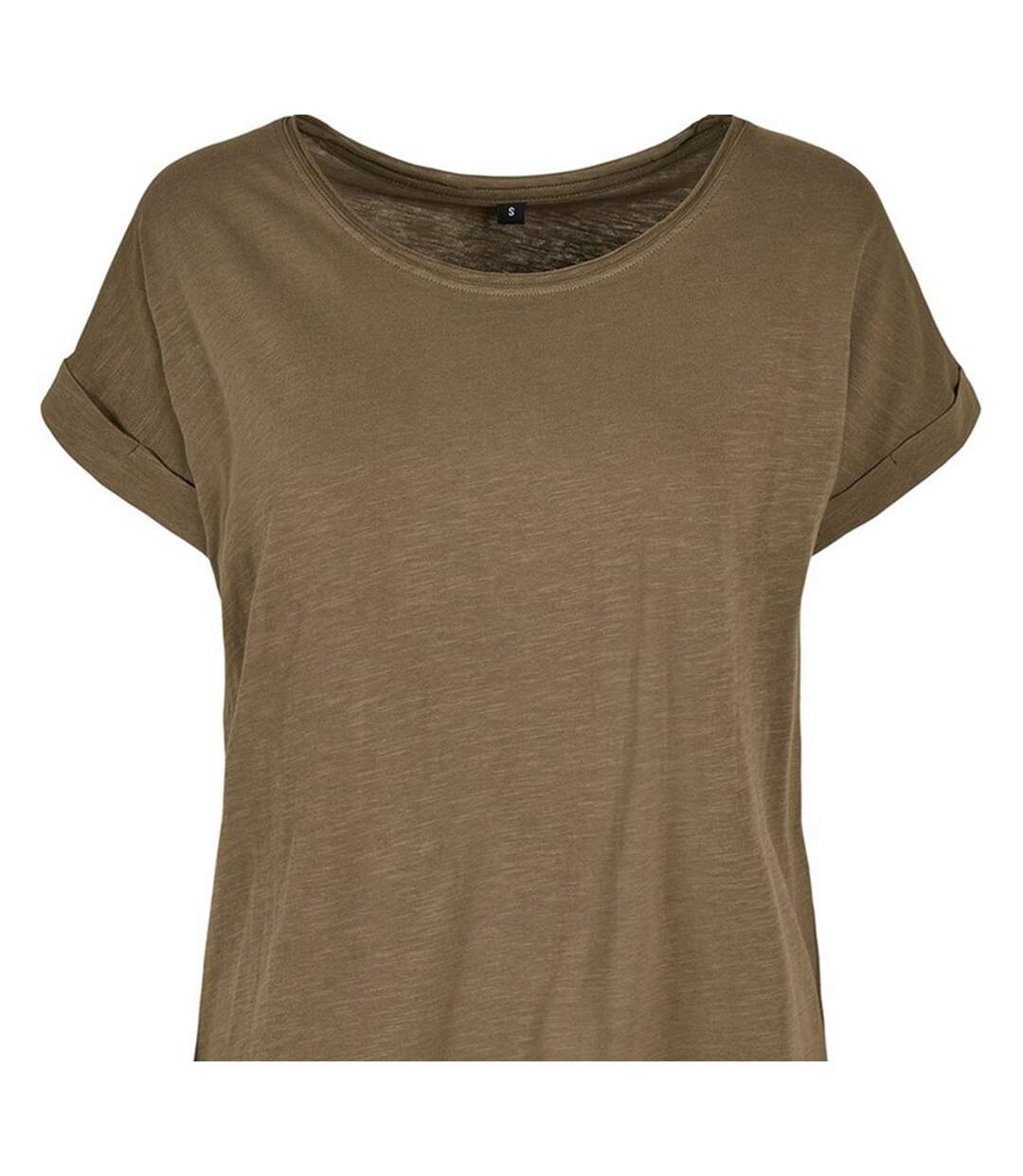 T-shirt Femme Olive Build Your Brand-2