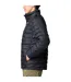 Mens Fosters Patterned Insulated Insulated Puffer Jacket Black Columbia-3