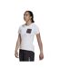 T-shirt Femme Blanc Adidas-2
