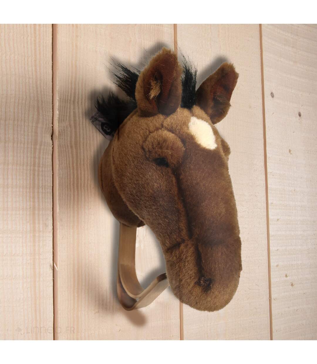 Patères petites têtes collection SOFT ANIMALS Basse-cour Cheval marron-2