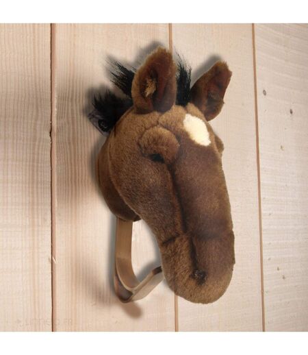 Patères petites têtes collection SOFT ANIMALS Basse-cour Cheval marron