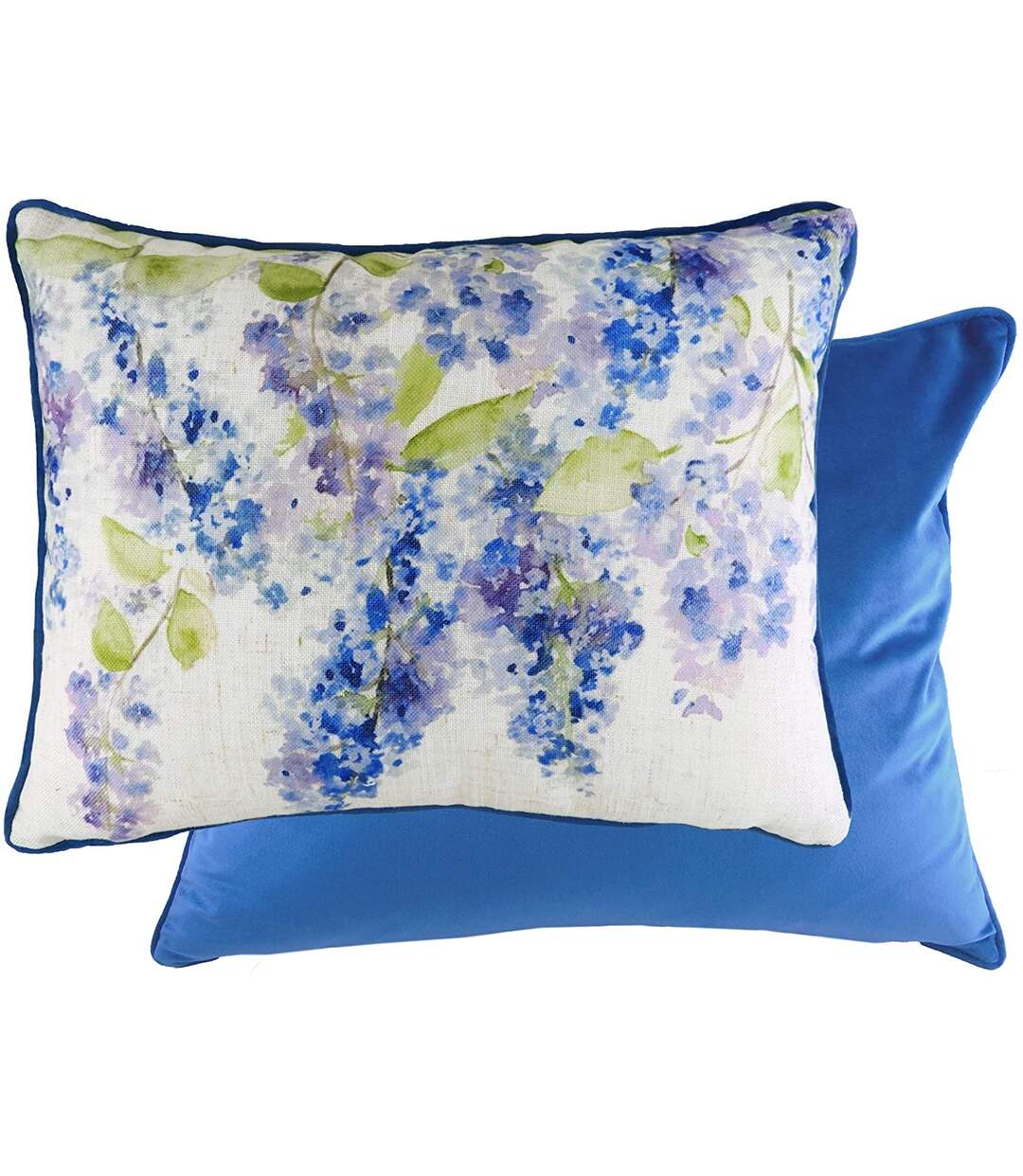 Blossom cushion cover one size azure blue/lilac Evans Lichfield