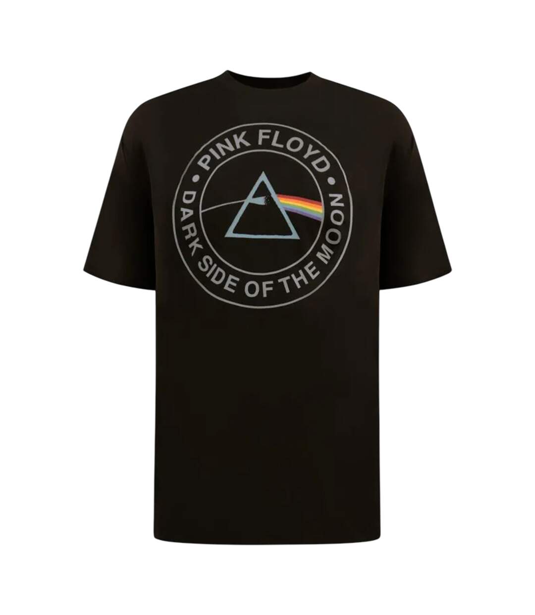 Mens Dark Side Of The Moon Darius D555 Pink Floyd Kingsize T-shirt Washed Black Duke-2