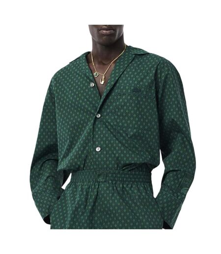 Chemise verte homme lacoste runway