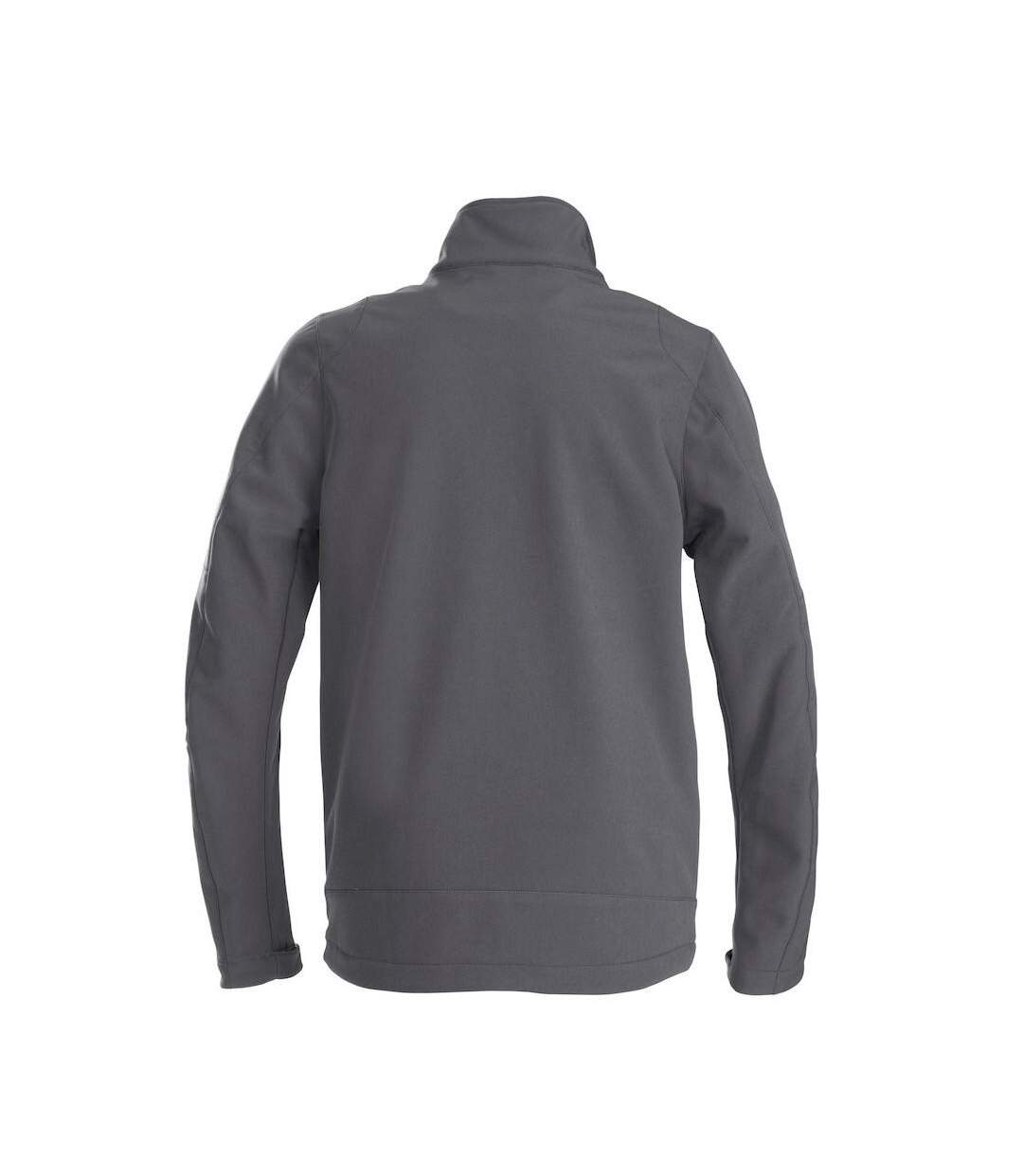 Mens Trial Soft Shell Jacket Steel Grey Printer-2