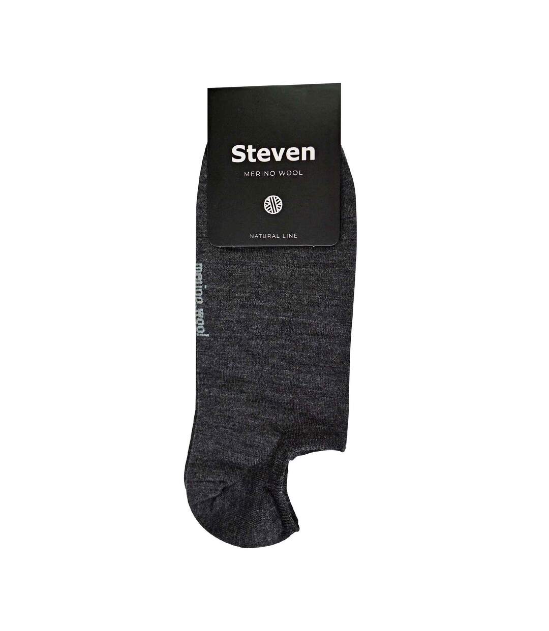 Steven - Homme Chaussettes Laine Mérinos Basses | Hiver Légères Rembourrées-2