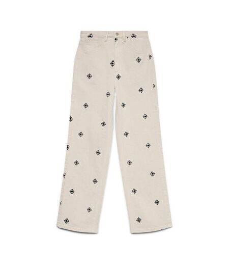 Jean beige femme vero moda tessa