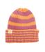 Stripe Knitted Beanie Orange New Era-1