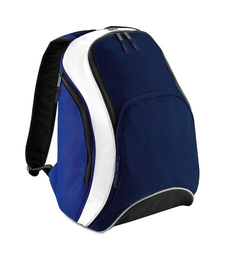 Bagbase Teamwear Backpack / Rucksack (21 Liters) (French Navy/Bright Royal/White) (One Size) - UTBC1314