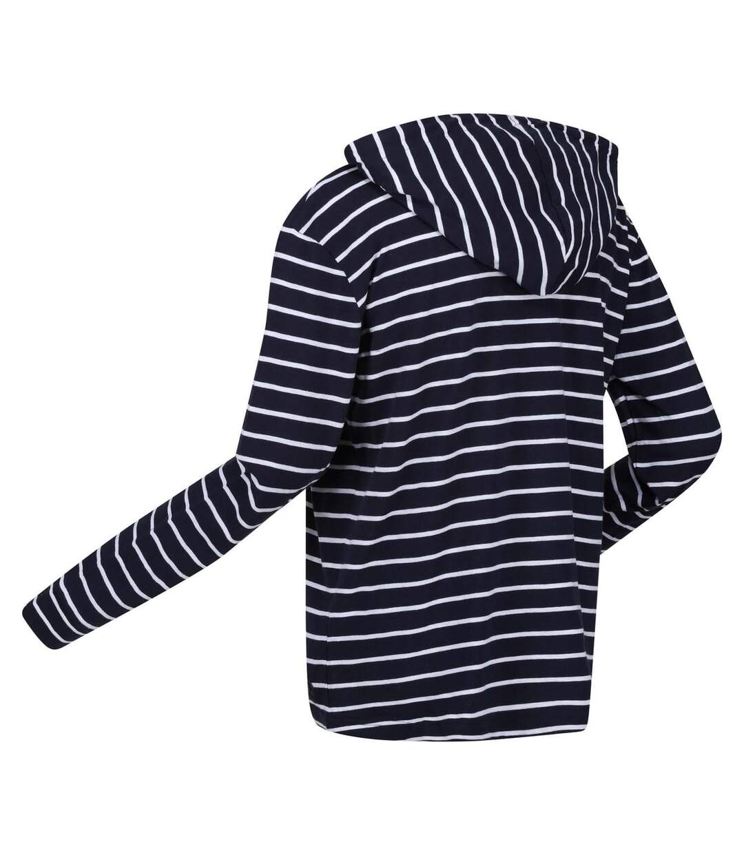 Womens/ladies Monsal Striped Hoodie Navy White Regatta-2