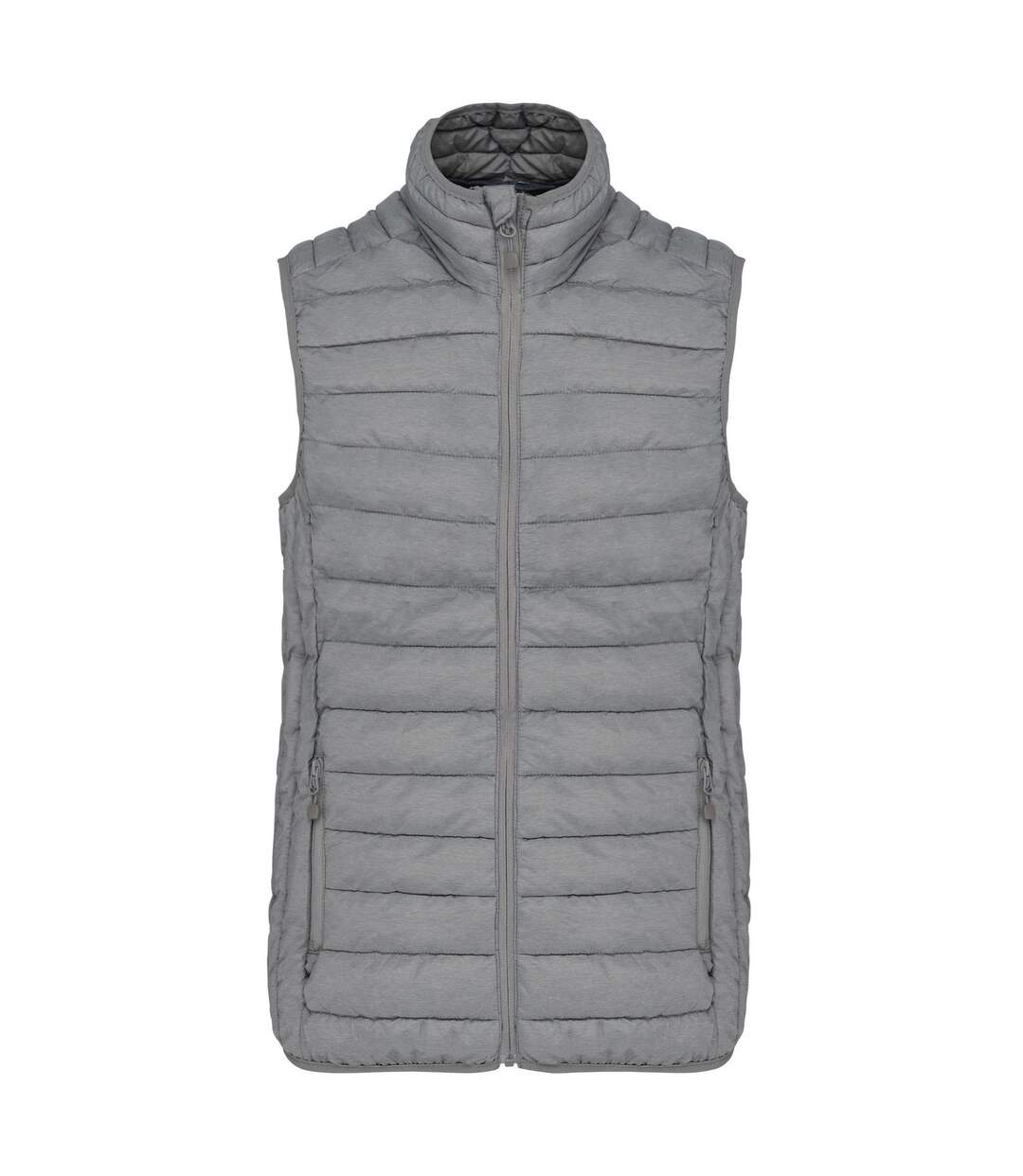 Doudoune légère sans manches - K6114 - femme - gris argent