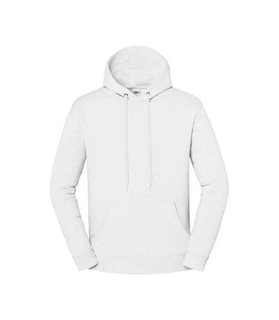 Sweat Uni À Capuche Iconic Premium Adulte Blanc Fruit Of The Loom-1