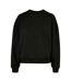 Build Your Brand Womens/Ladies Oversized Sweatshirt (Black) - UTRW8944