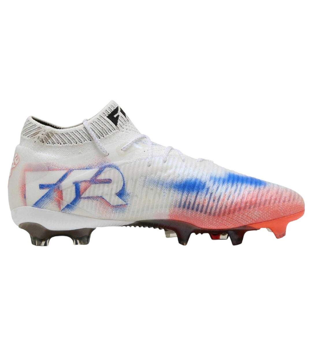 Chaussures De Foot Pour Terrain Ferme Future Ultimate Adulte Blanc Noir Rouge Puma-1