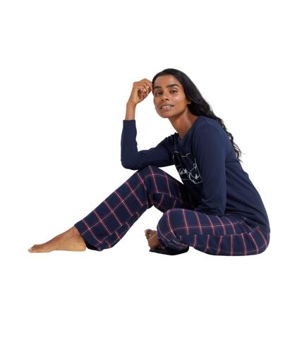 Ensemble de pyjama long dream femme bleu marine Mountain Warehouse