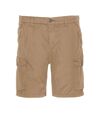 Short Beige Homme Schott Combat Canvas