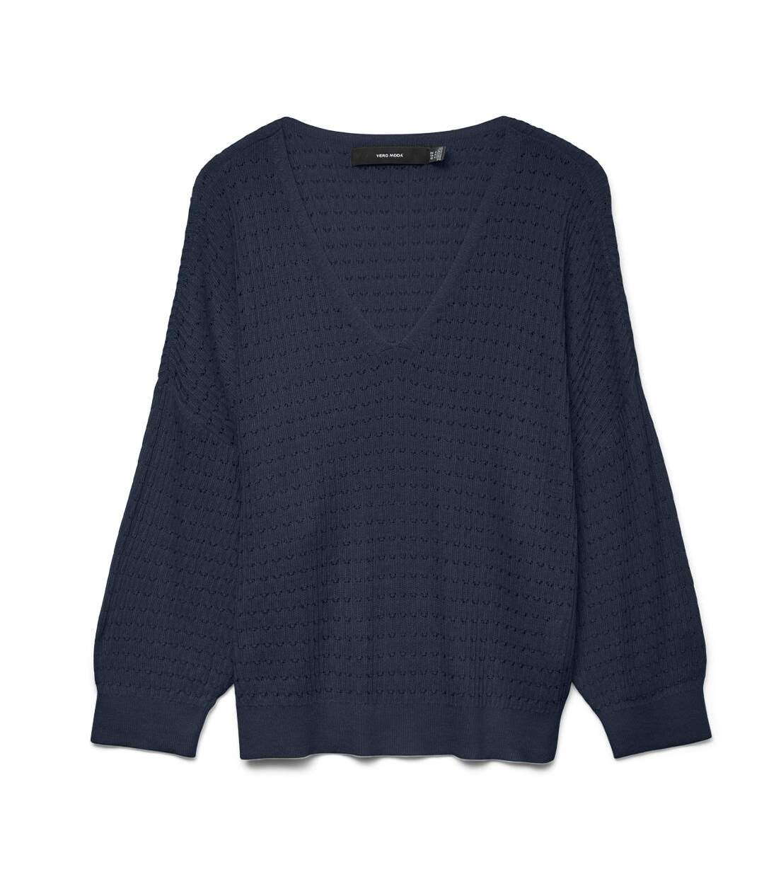 Pull marine femme vero moda newlexsun - l-3