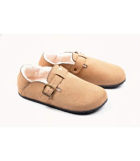 Chaussons Femme Hiver Sabots d’Intérieur Fourrés MD8845