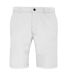 Asquith & Fox Mens Casual Chino Shorts (White) - UTRW4908-1