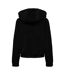 Womens/ladies Newanna Teddy Fleece Jacket Black Only-3
