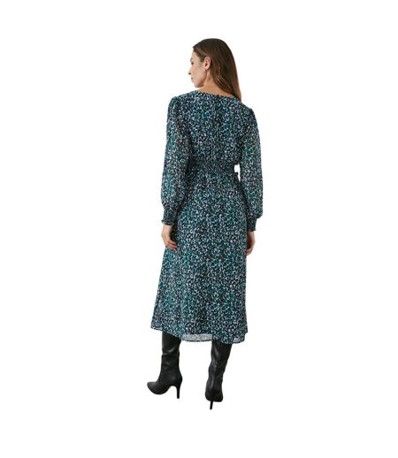 Robe mi-longue femme vert Principles