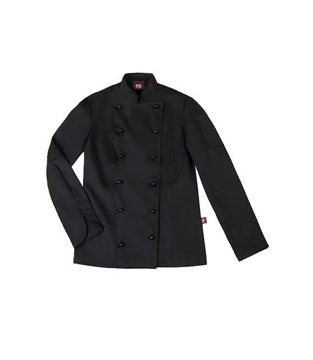 Veste de cuisinier rimini femme noir CG Workwear-1