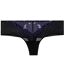 Shorty tanga noir/violet Amants-1