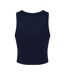 Womens/ladies Tank Top Solid Navy Bella + Canvas-2