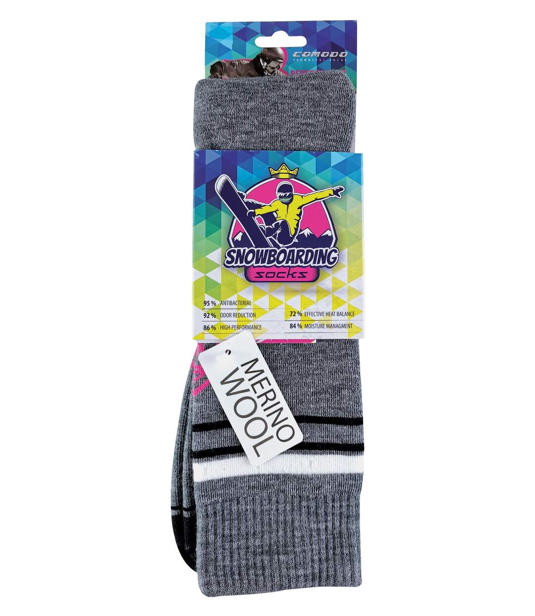 Chaussettes Randonnée Hautes Laine Merino / Alpaga