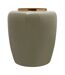 Vase Rond Design Tribuna 36cm Menthe & Or-1