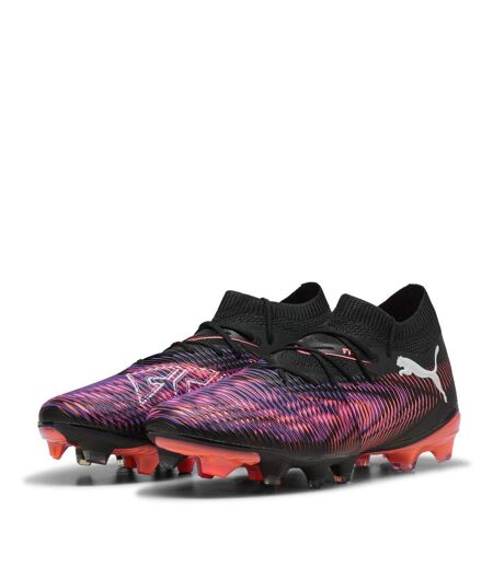 Womens/ladies Future 8 Match Snug Fit Artificial Ground Football Boots Black Purple Puma