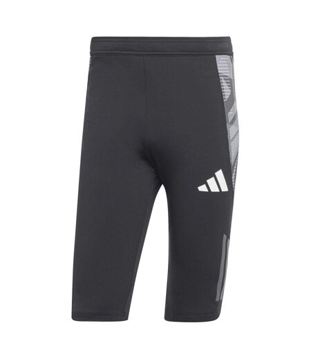 Mens Tiro 24 Football Shorts Black Dark Grey Adidas