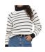 Pull Blanc/Marine Femme JDY Ellen - L-1