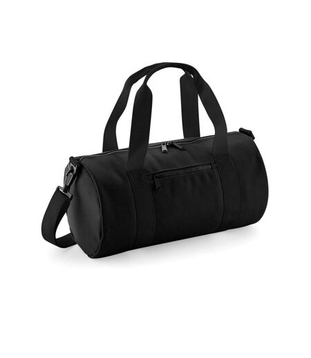 Bagbase Mini Barrel Shoulder Bag (Pack of 2) (Black/Black) (One Size)