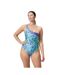 Maillot De Bain 1 Pièce Pour Piscine Motif/style Asymétrique Femme Bleu Speedo-2
