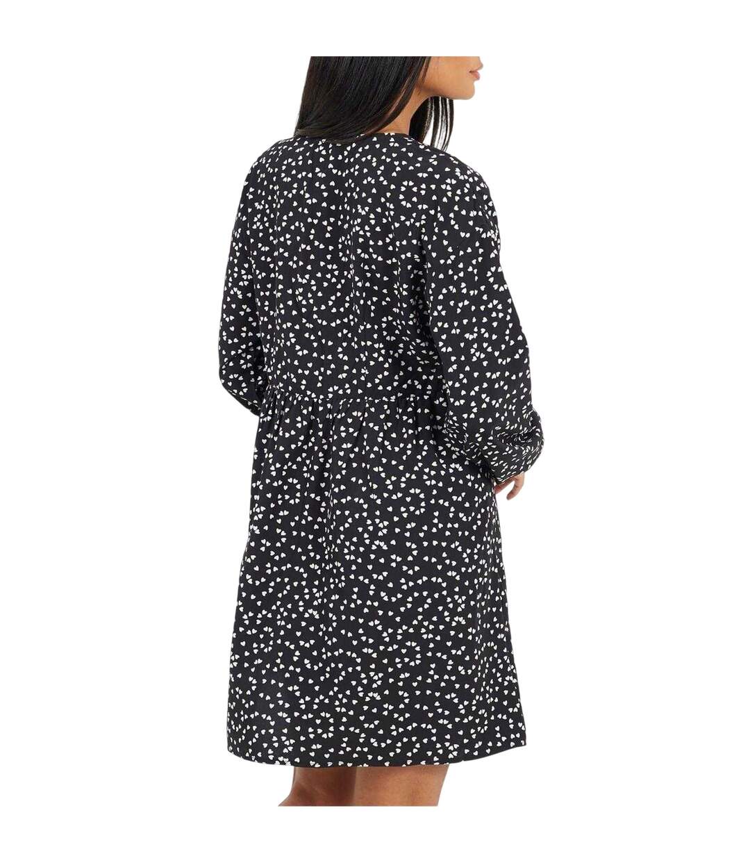 Robe Courte Femme Noir Blanc Brave Soul-3