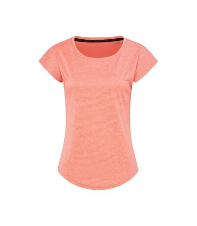 Stedman Womens/Ladies Sports T Move Recycled T-Shirt (Coral) - UTAB489
