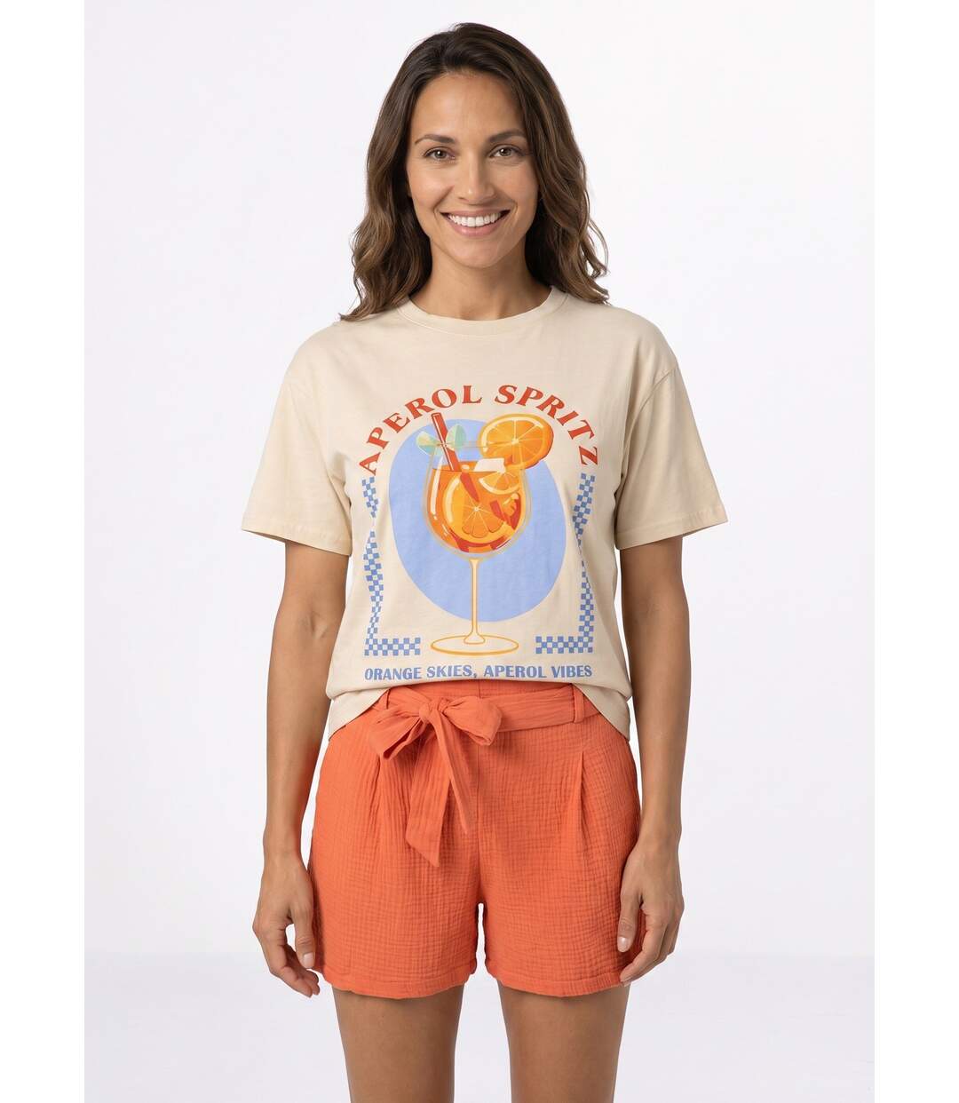 T-shirt manches courtes print Cocktail-1